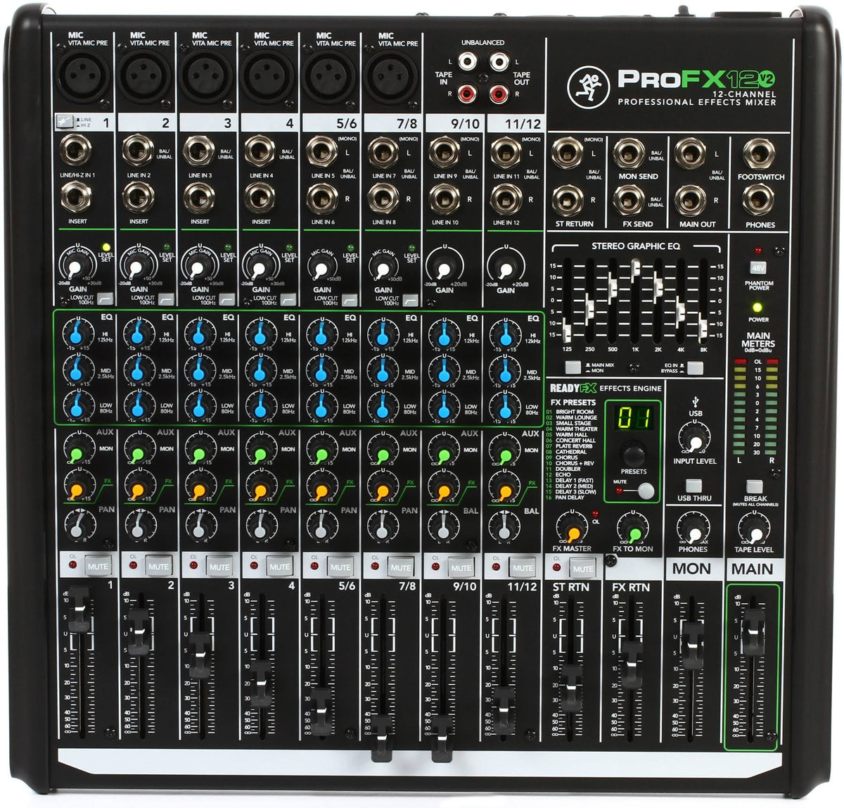 12-Channel Effects Mixer with USB R266858