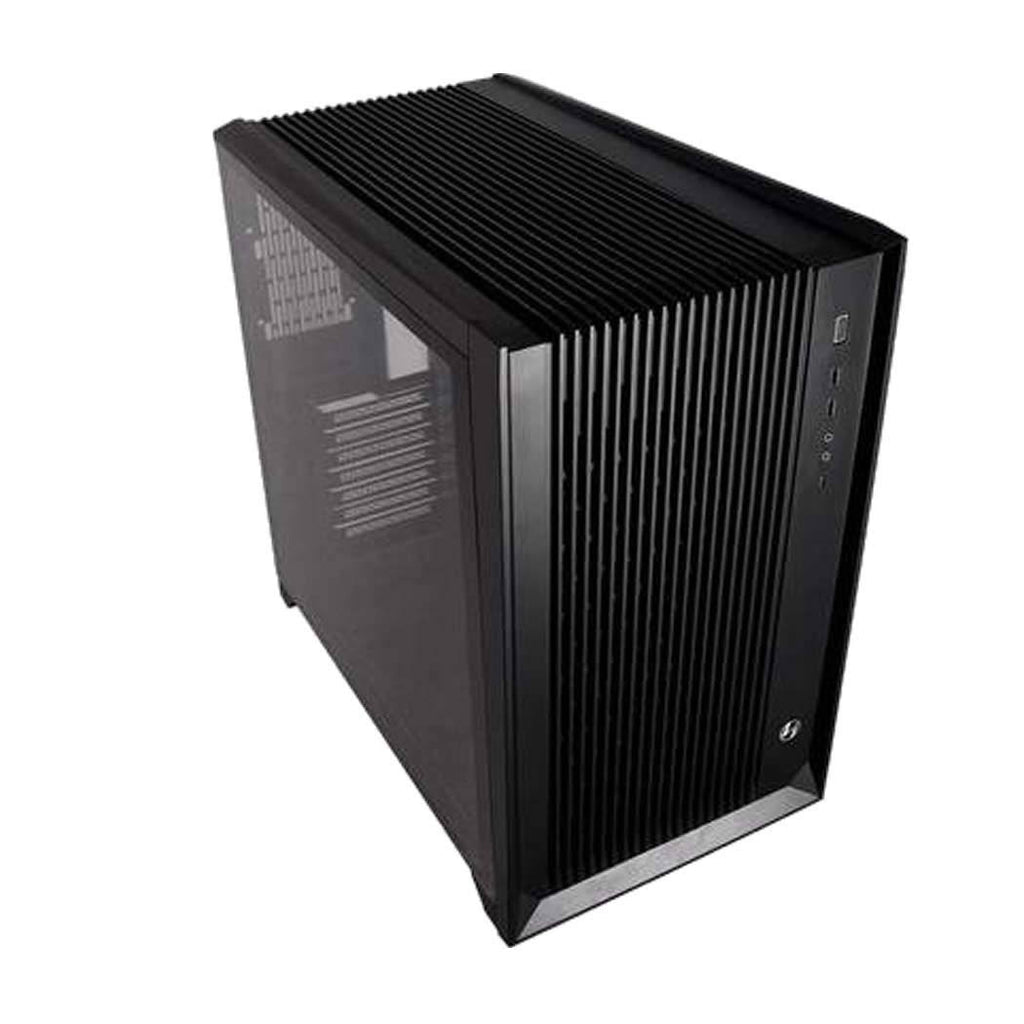 Black SECC Tempered Glass ATX Mid Tower Computer Case C9068