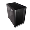 Black SECC Tempered Glass ATX Mid Tower Computer Case C9068