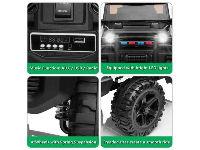 12V Kids Ride on Car Truck with Remote Control Q602980