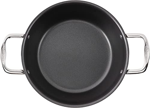 Black 5-Quart Nonstick Hard-Anodized Chili Pot with Cover M522