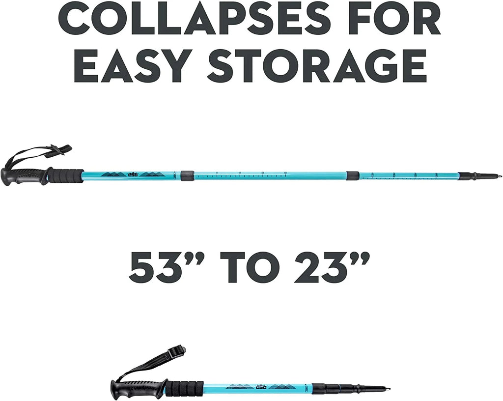 Aluminum Trekking Pole with Interchangeable Tips Q7482