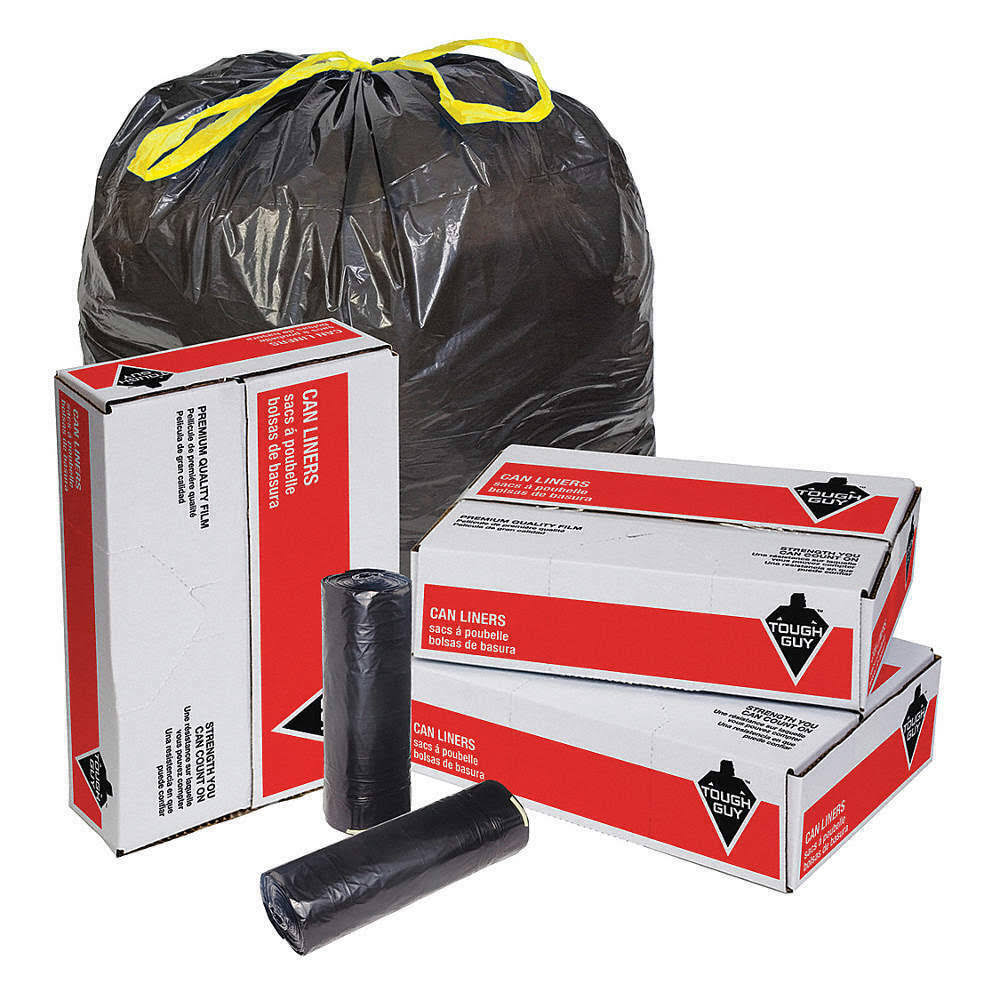 32 gal Drawstring Trash Can Liner Q527416