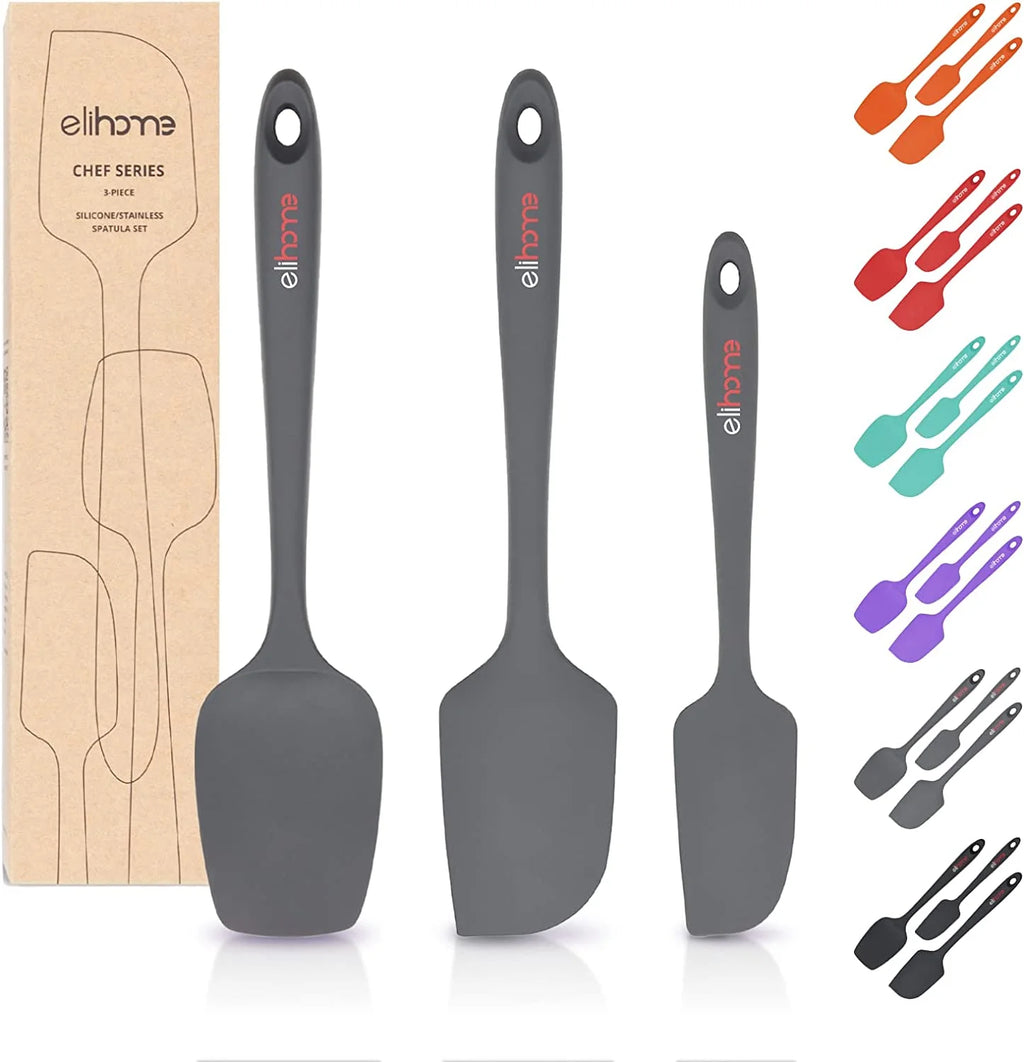 3 Piece Silicone Spatula Set Q5579