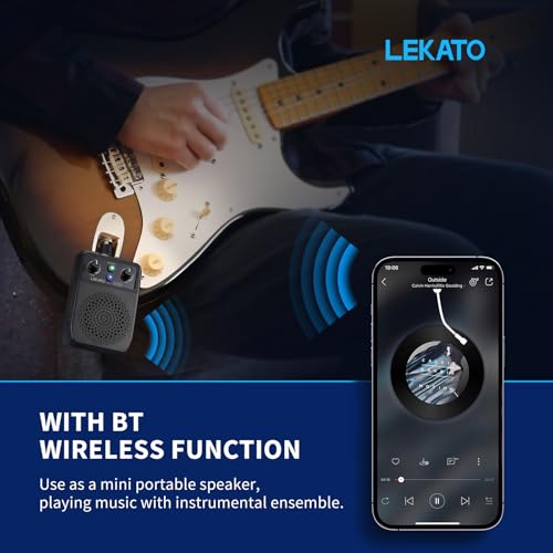 Mini Electric Guitar Amp 5W Bluetooth with Built-in 4 Effects Rechargeable B467