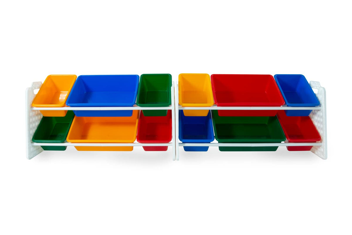 12 Removable Storage Bins Toy Organizer Y357