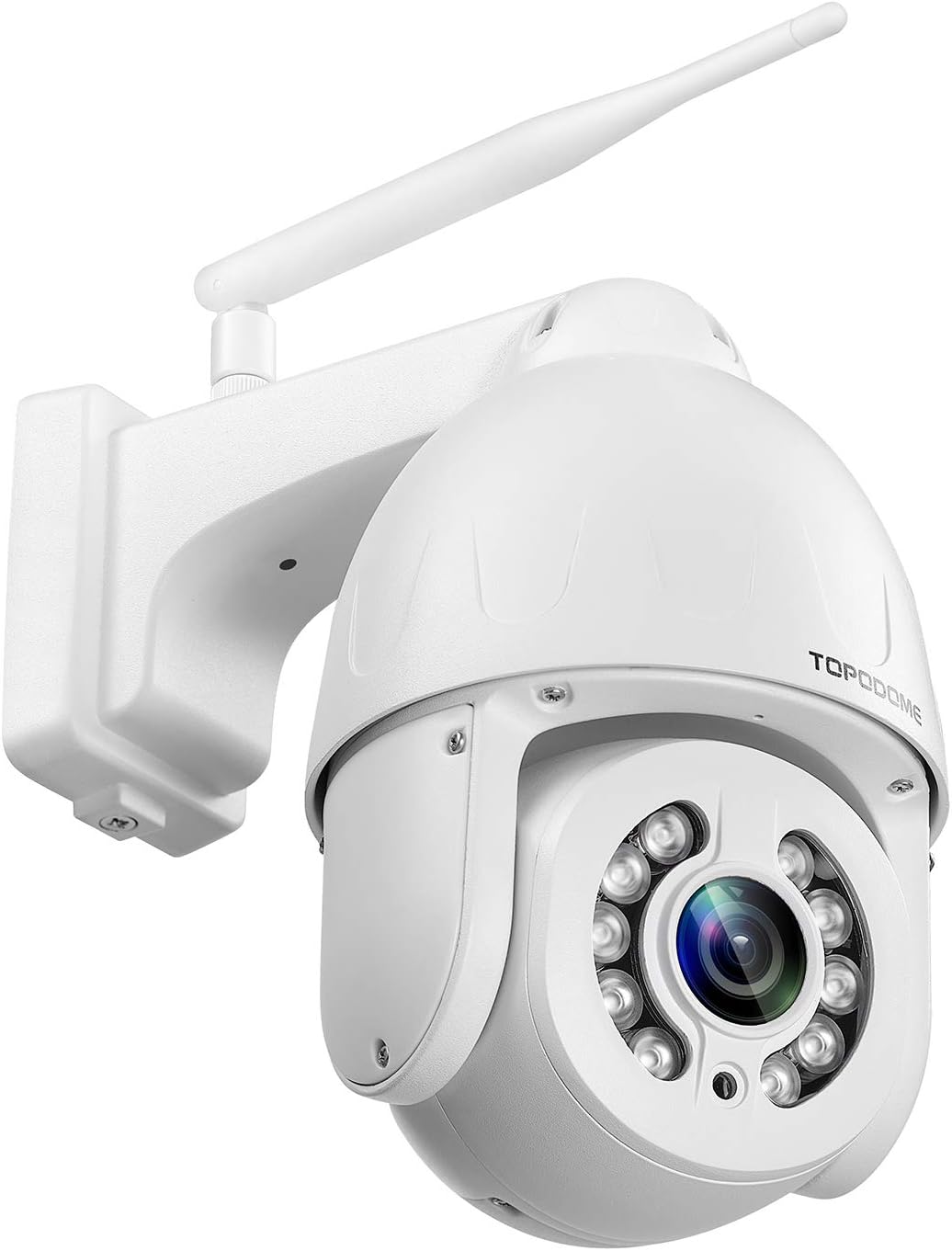 5MP PTZ Security Camera Outdoor Wireless WiFi 5X Optical Zoom White G354354