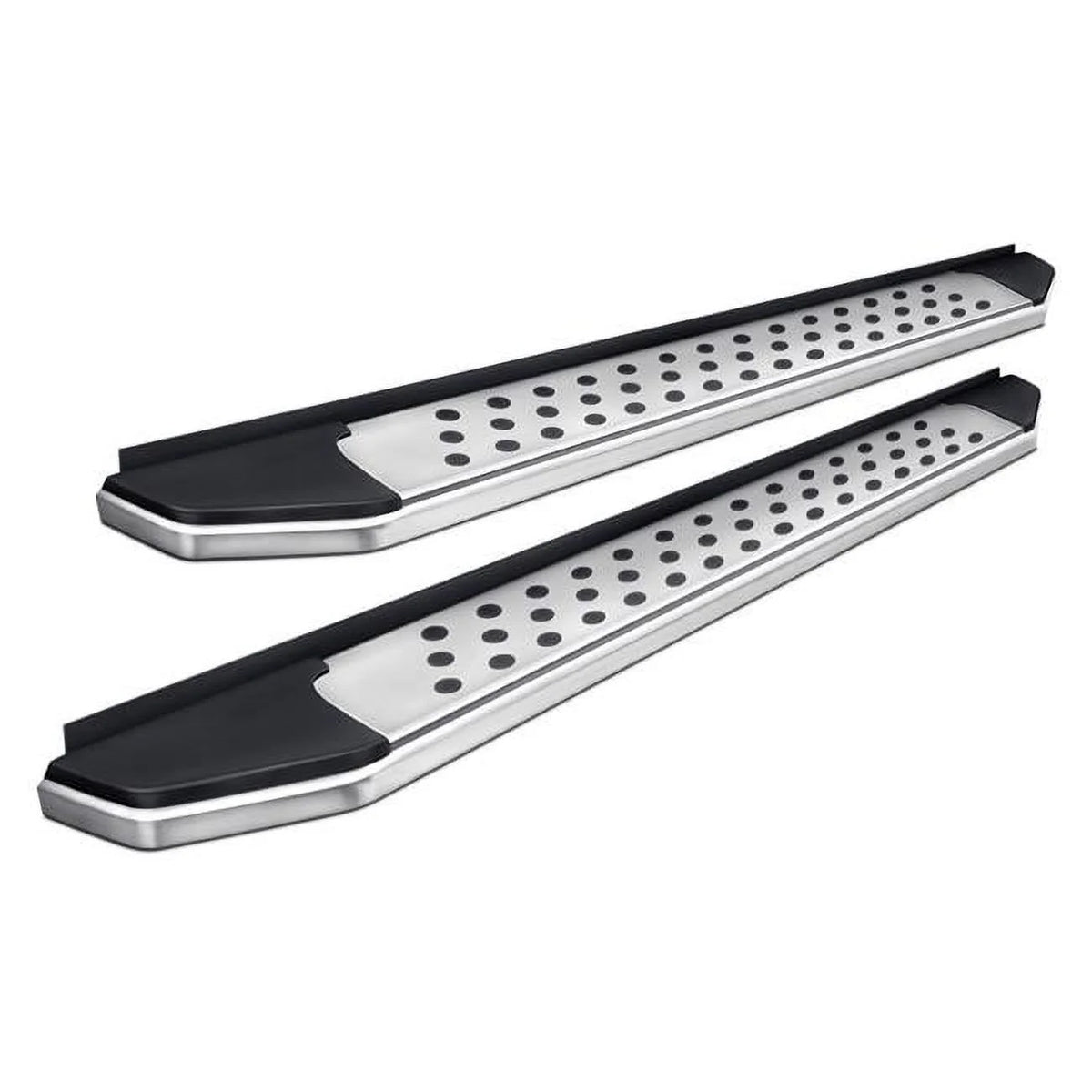 Black Running Boards with Dotted Pattern T192