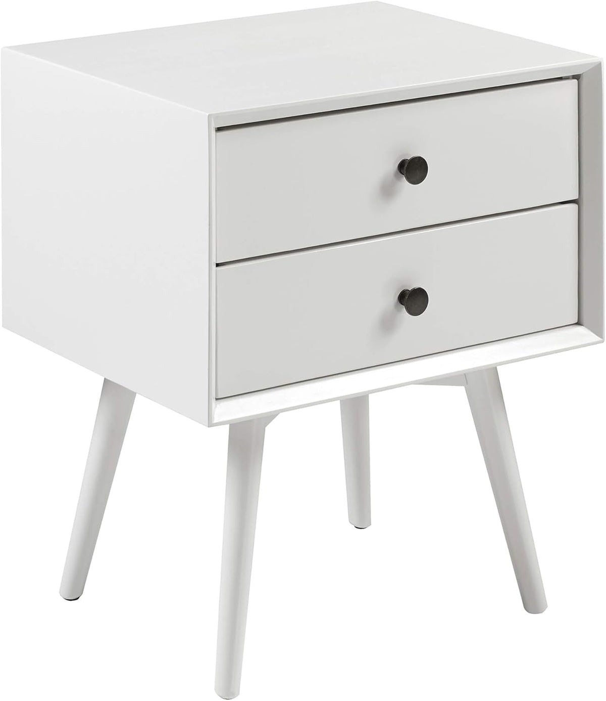 Wood 2 Drawer Nightstand Side Table S790