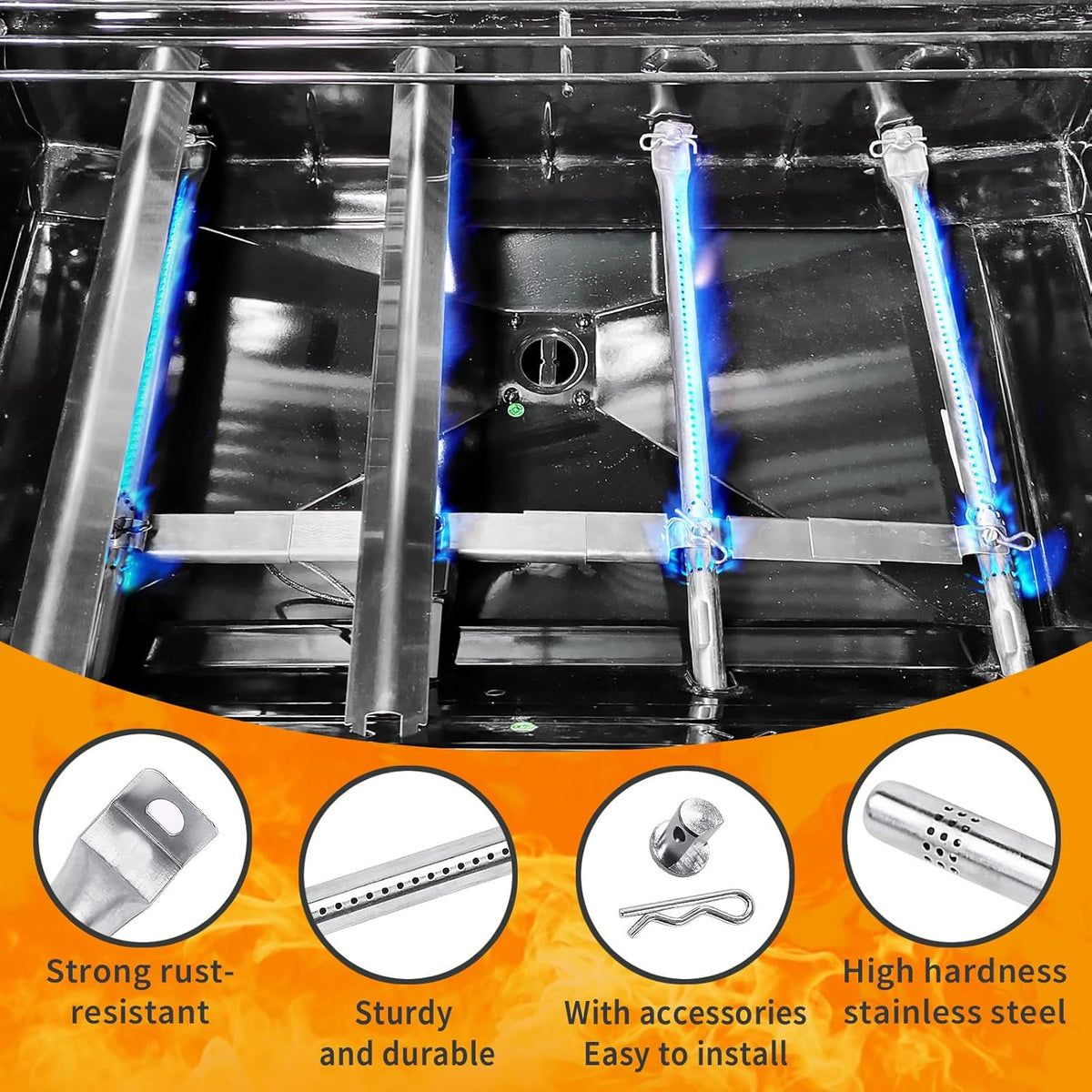 Grill Burners and Heat Tent and Grill Grates Q438954
