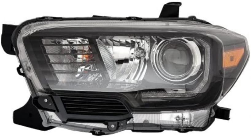 Driver Side Headlight Assembly with LED DRL M6536