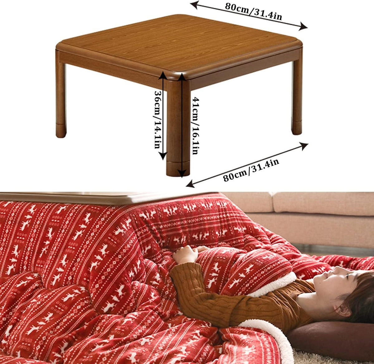 Square Heating Coffee Table U998081