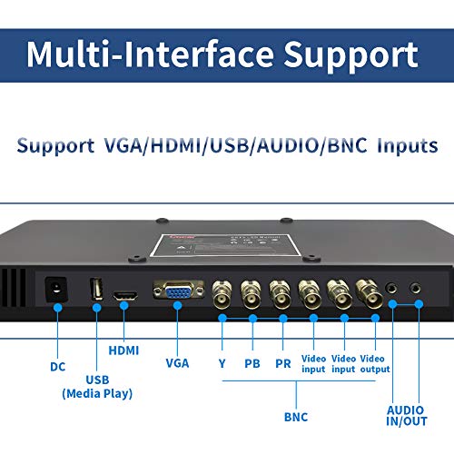 19.5" 1600x900 BNC CCTV Monitor H241