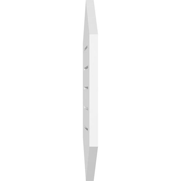 Vertical Peaked Surface Mount PVC Gable Vent M167071
