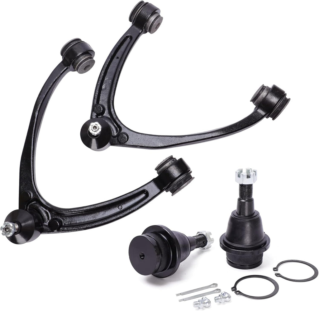 10pcs Front Suspension Kit Upper Control Arms Ball Joint Sway Bar Link Tie Rod Ends Q7737