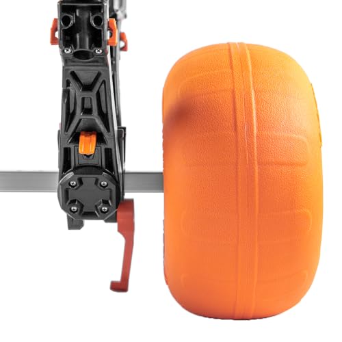 Orange/Black Kayak Cart with Air-Filled Balloon Sand Tire G913829