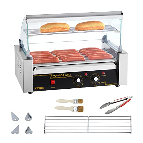 12 Hot Dog Capacity 5 Rollers Stainless Steel Hot Dog Roller X443