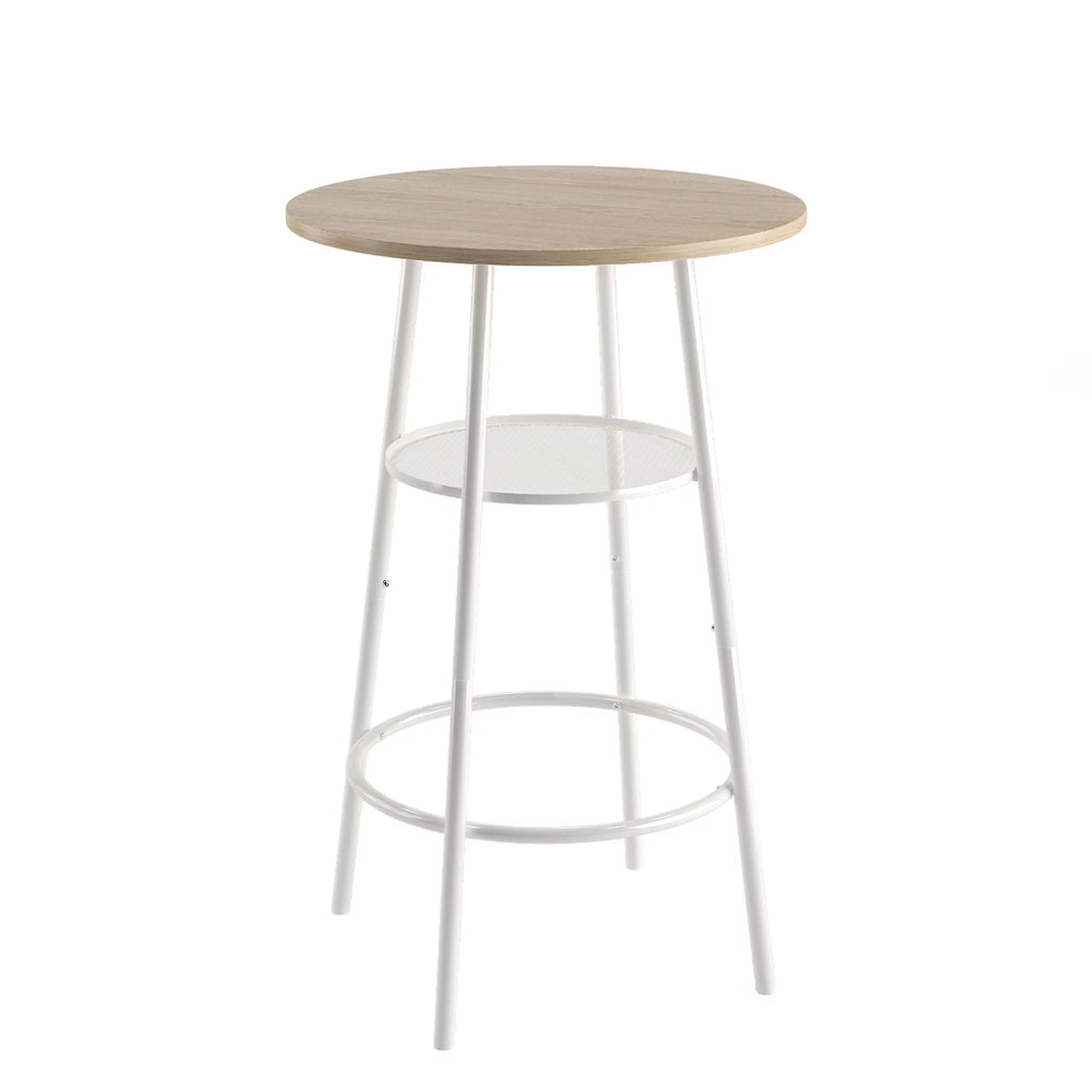 3-Piece Counter Height Bar Table Set with 3 Bar Stools E6045