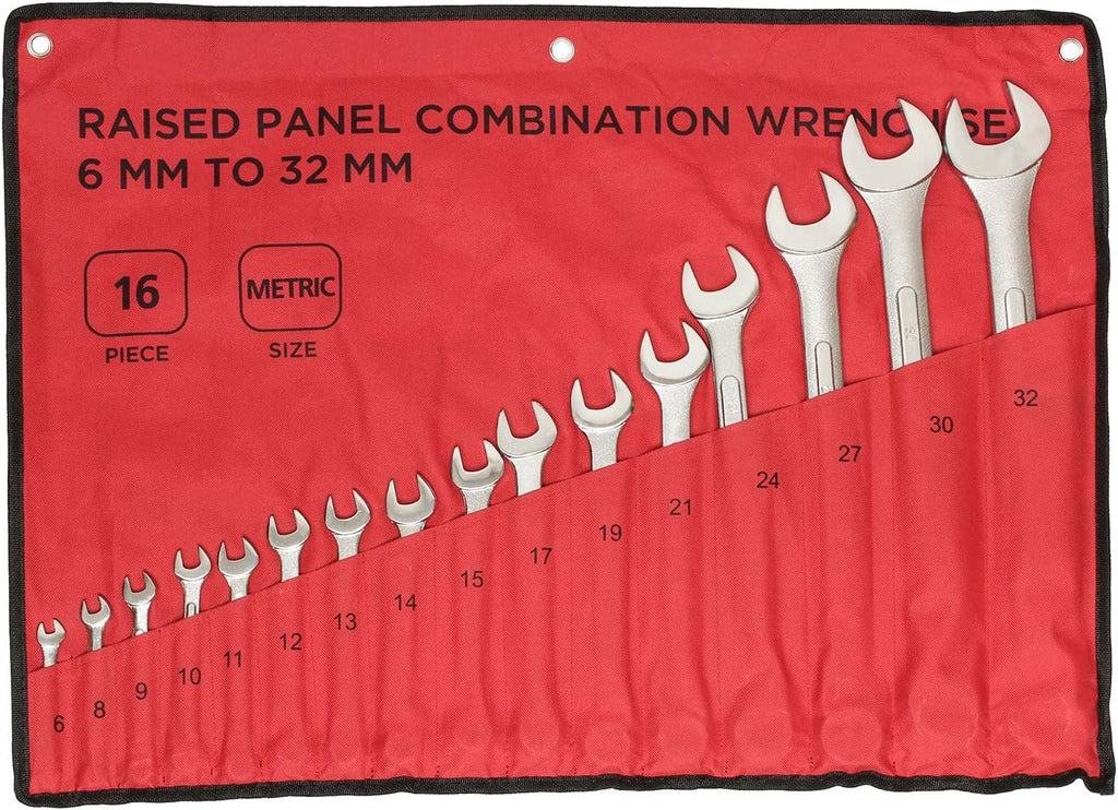 16pc Metric Combination Wrench Set 6mm-32mm V25228