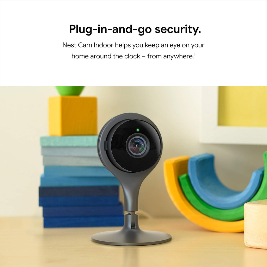 Google Nest Cam Indoor 3 Pack Wired Indoor Camera with Night Vision Y599