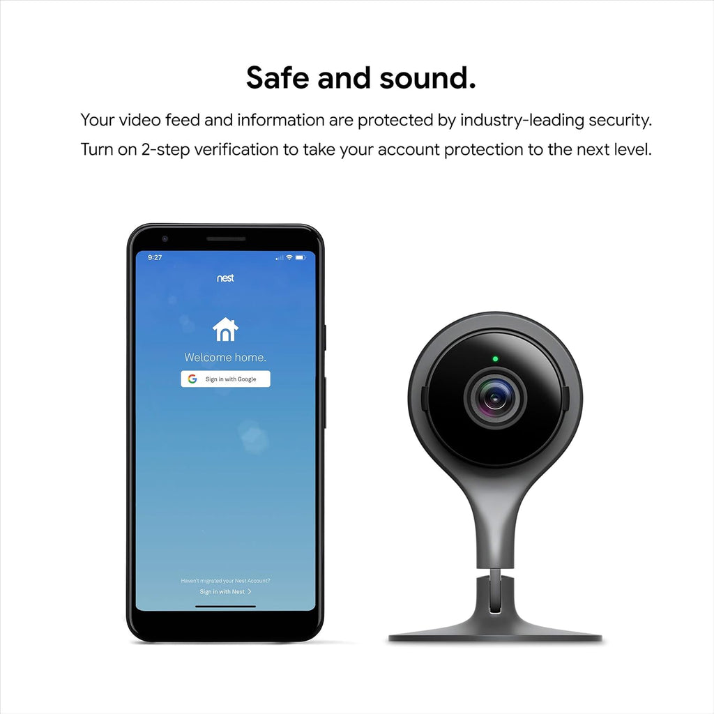 Google Nest Cam Indoor 3 Pack Wired Indoor Camera with Night Vision Y599
