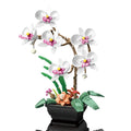 White Orchid Bouquet Building Block Set P80144