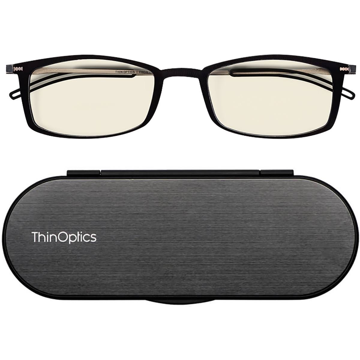 Blue Light Blocking Computer Glasses with Black Case W4752