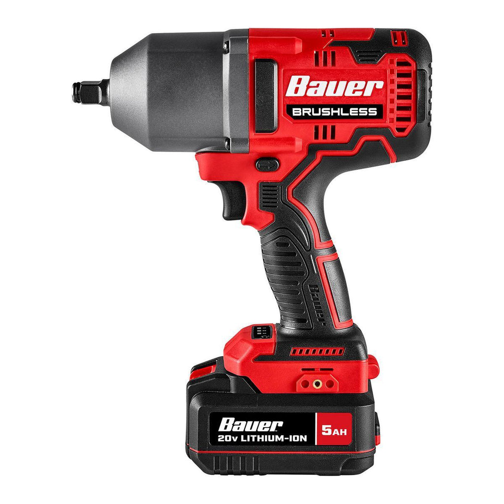 20V Brushless Cordless 1/2 in. High-Torque Impact Wrench Kit with 5 Ah Battery and Charger L2946