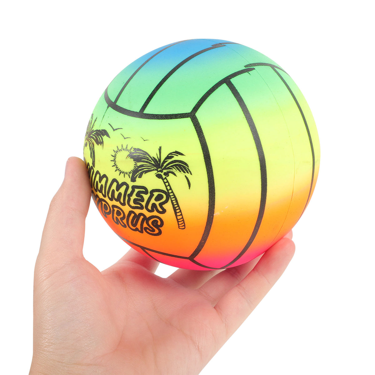 3 Pcs Rubber Playground Balls X5541