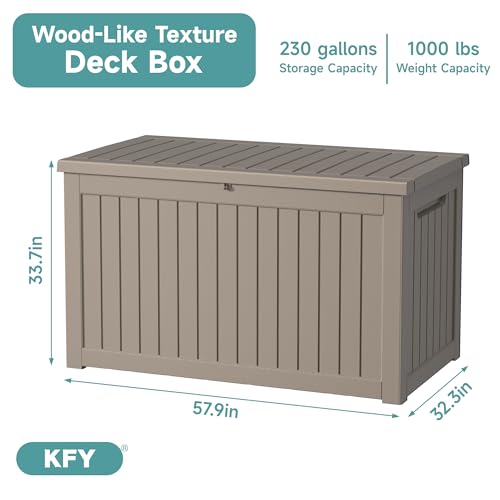 30 Gallon Waterproof Resin Deck Box P711