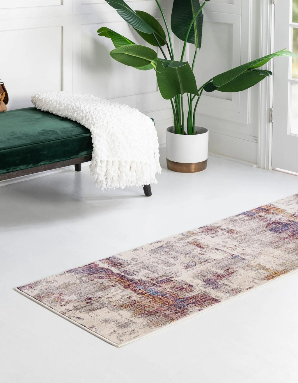 12 Ft Runner Multi Medium Rug Q451572