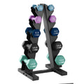 Neoprene Dumbbell Weight Set with Rack X384380