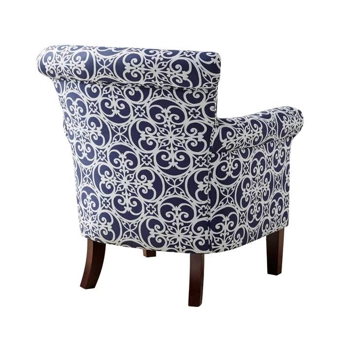 Navy/White Armchair S51883