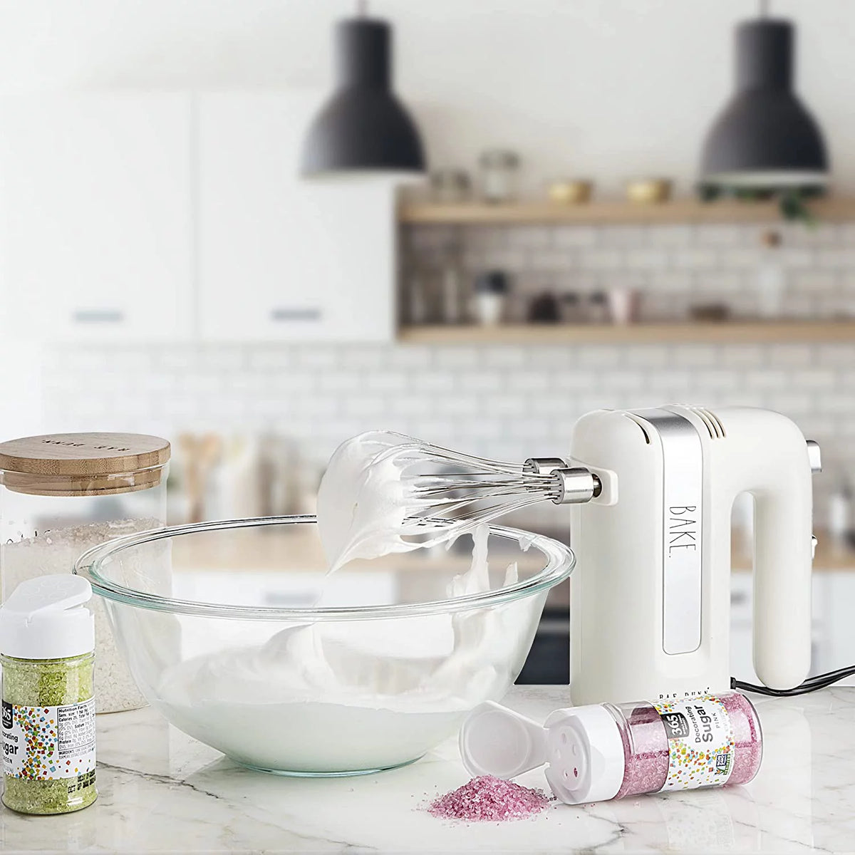 Electric Hand Mixer with Beaters and Whisk X1846