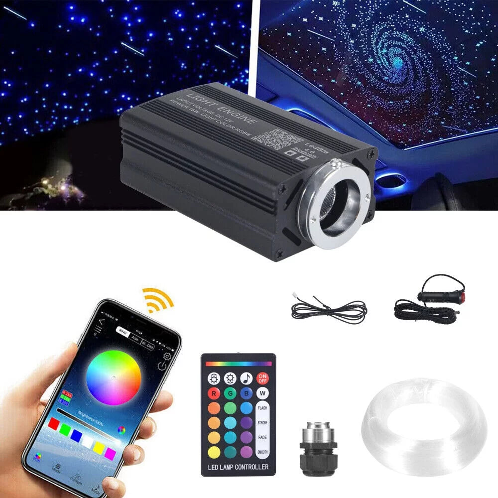 500pcs 6.5ft Fiber Optic Lights Star Headliner kit I87084