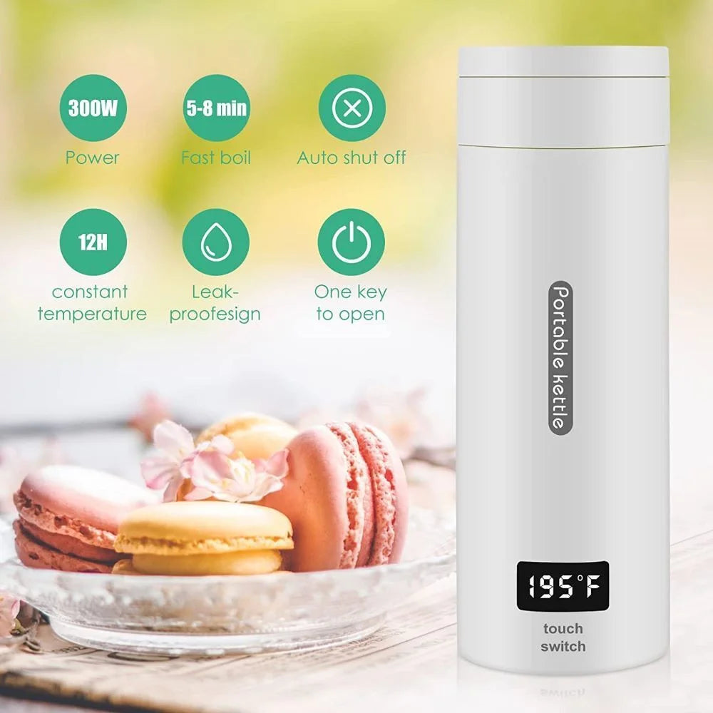 Electric Stainless Portable Travel Kettle 380ml S5233