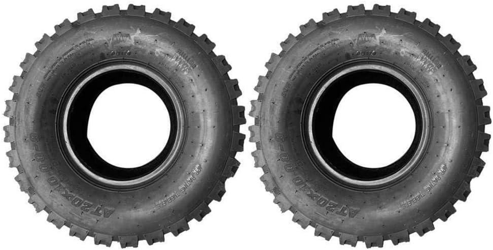 Set of 2 Rear 20x10-9 ATV-SPORT Tire 4PR G8704