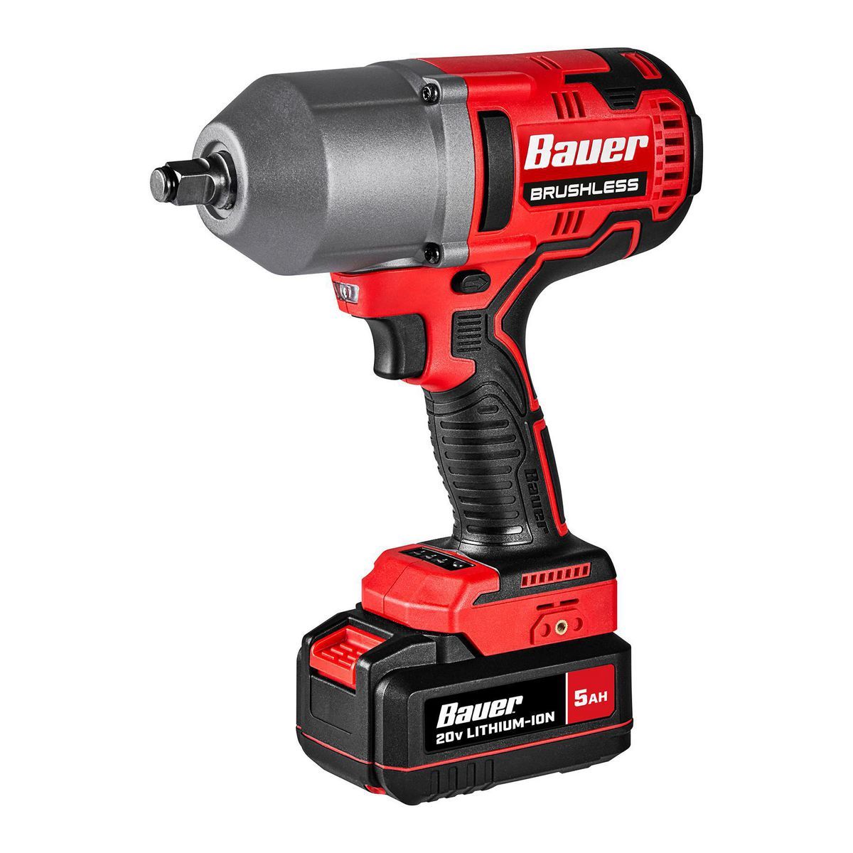20V Brushless Cordless 1/2 in. High-Torque Impact Wrench Kit with 5 Ah Battery and Charger L2946