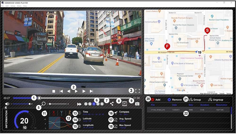 Dash Cam and Rear Cam Package H89044