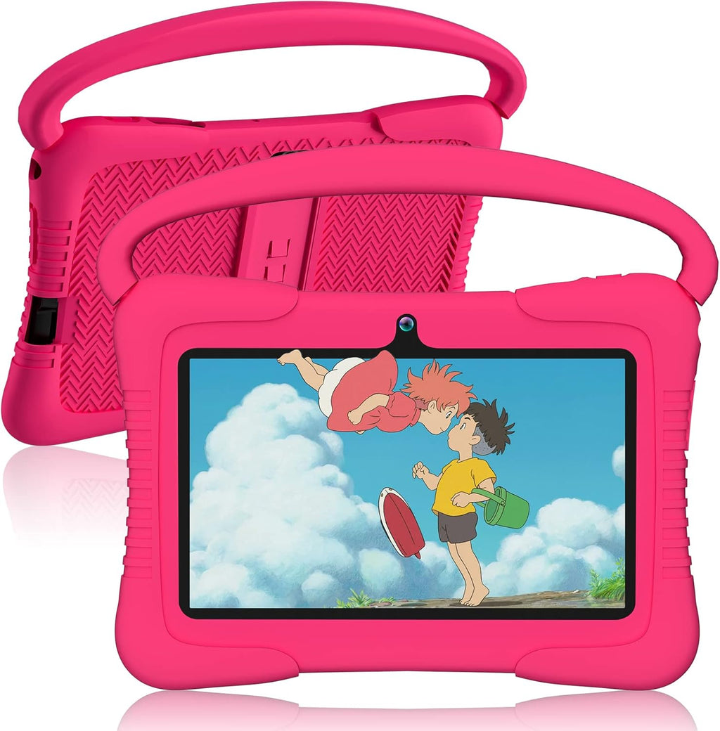 Kids Tablet 7 inch Android 11.0 HDTouchscreen Display 2+32GB Dual Camera Pack of 2 O68652