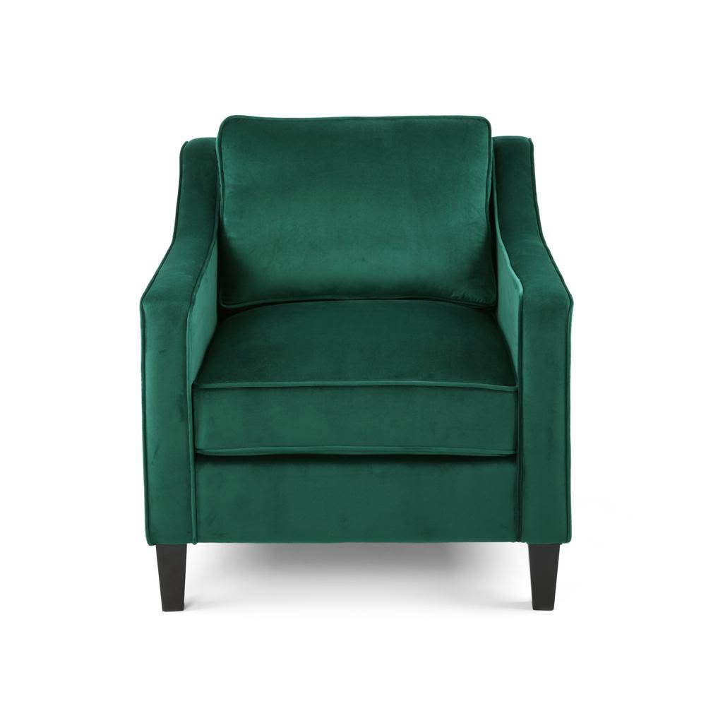 Green Velvet Club Chair V2357