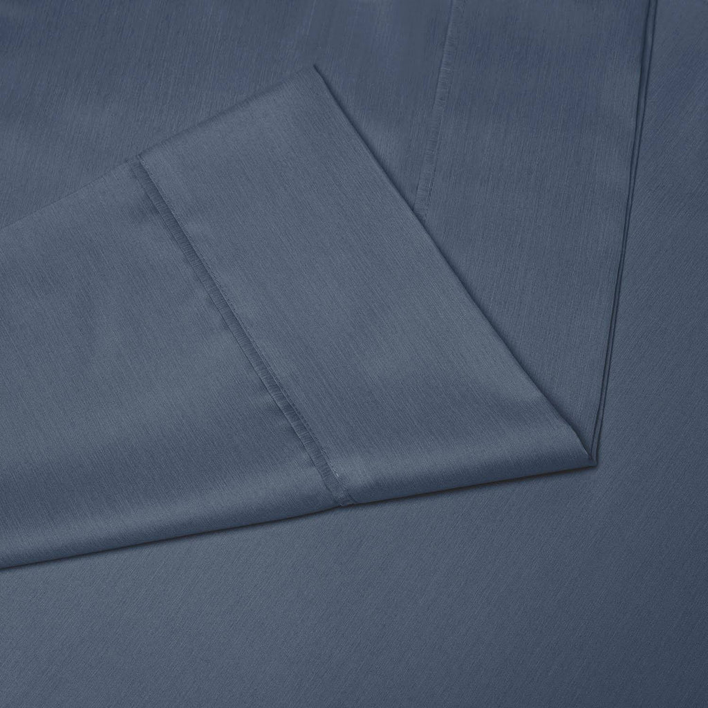 Navy Blue California King Rayon from Bamboo Microfiber Sheet Set C82067