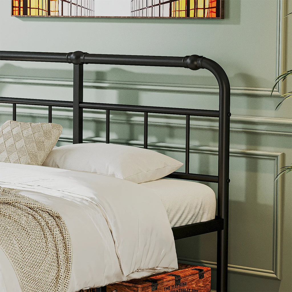 King Bed Frame with Headboard and Footboard U697