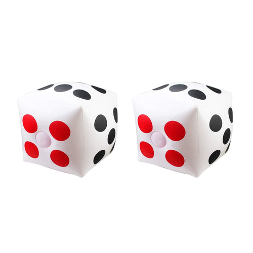 2pc Giant Inflatable Dice Set 13 Inch T65789