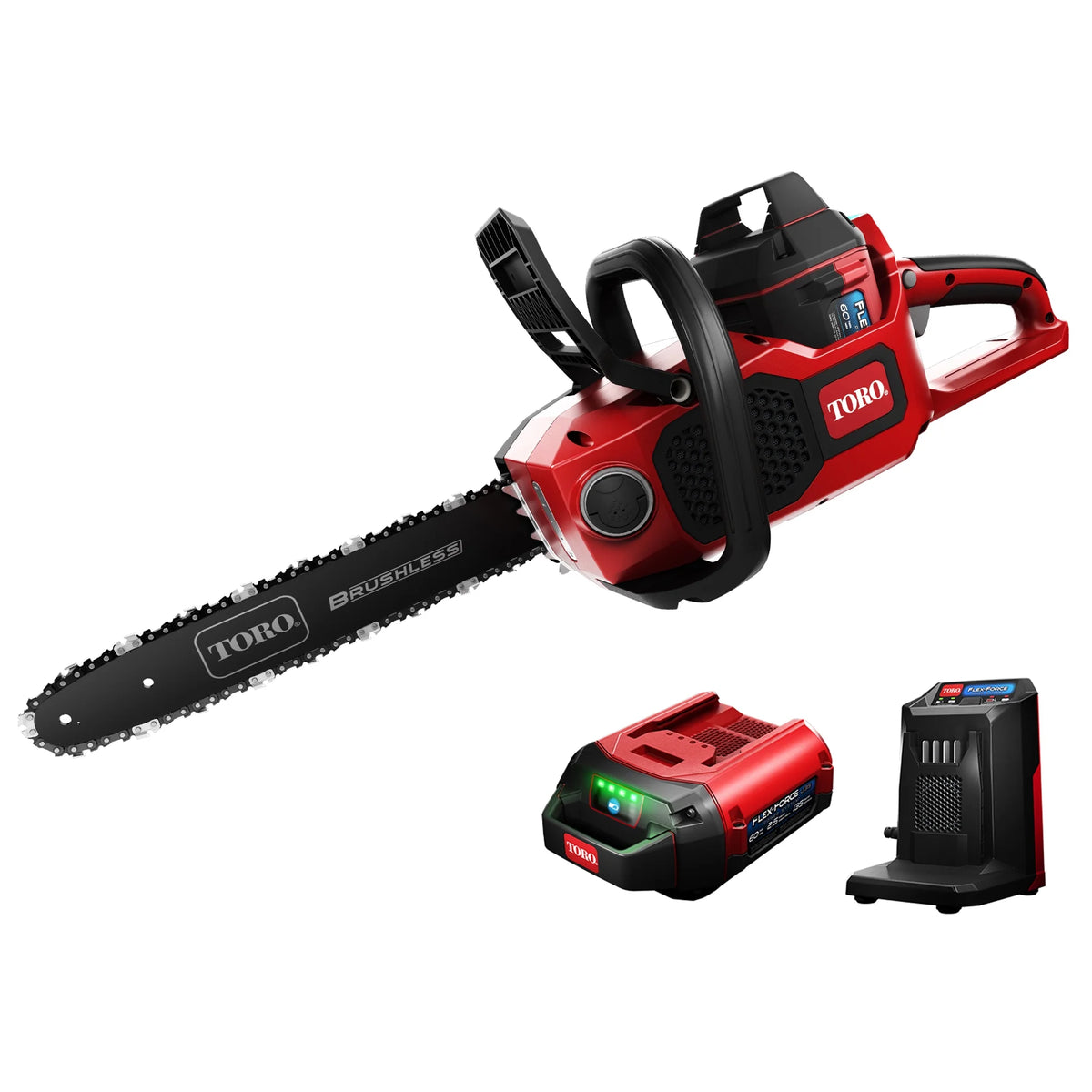 60V 16 Electric Brushless Chainsaw with Battery & Charger X75985
