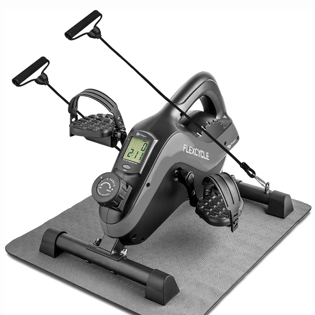 Blue Stationary Bike Pedal Exerciser E444546