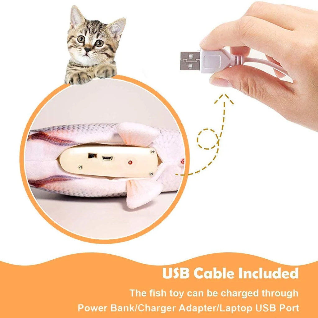 Realistic Flopping Fish Catnip Toy M88729