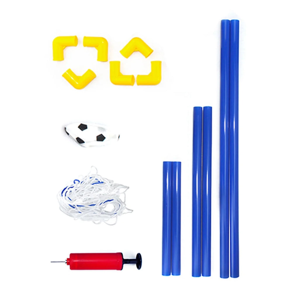 Folding Mini Soccer Ball Goal Post Net Set E85686