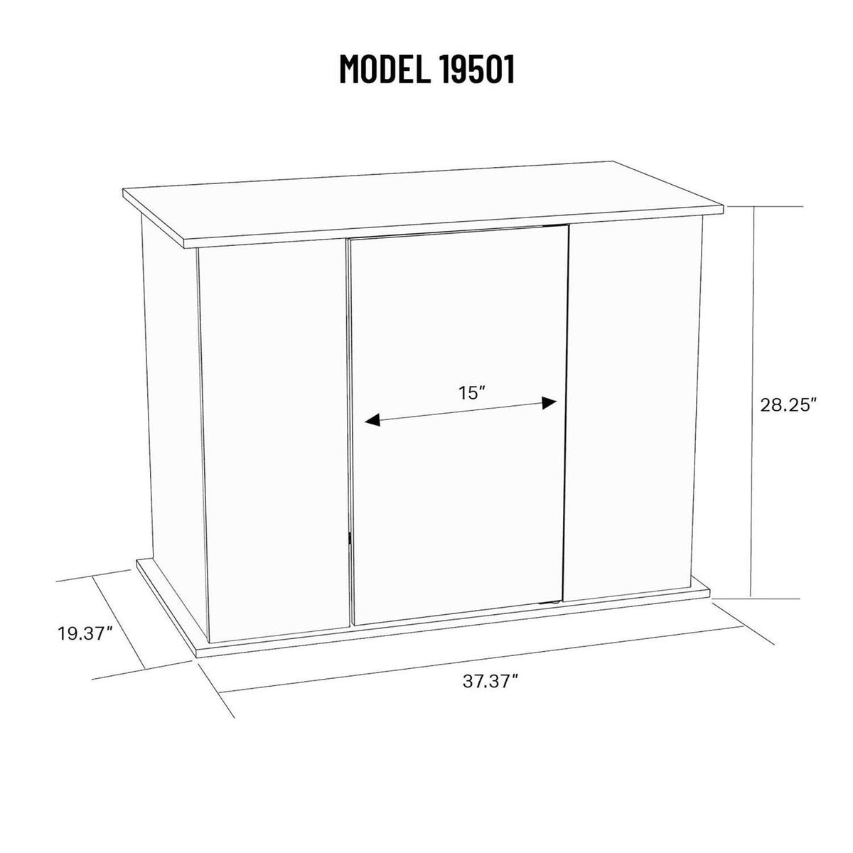 Wood Aquarium Stand X71548