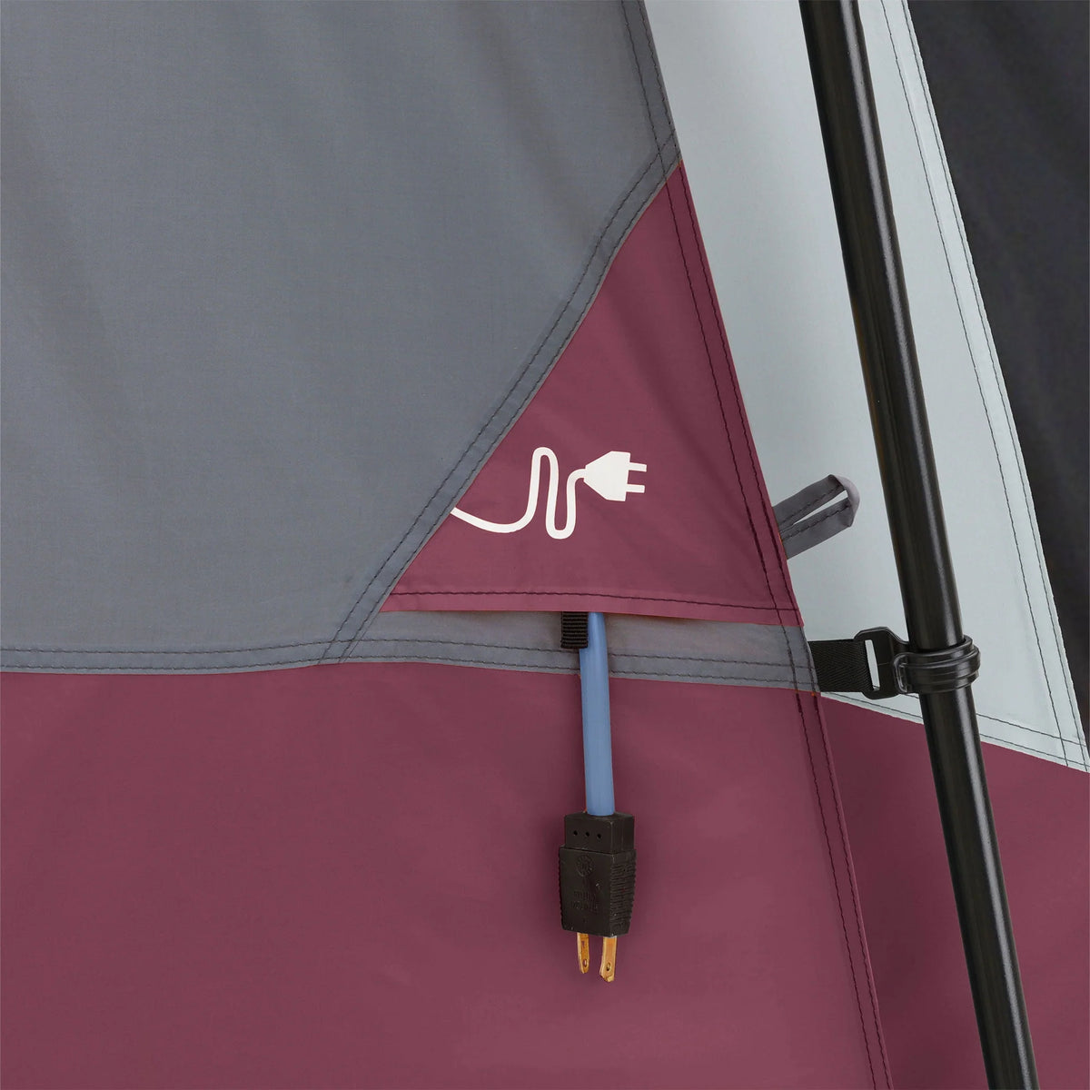 11-Person Camping Cabin Tent with Screen Room, Red X10914